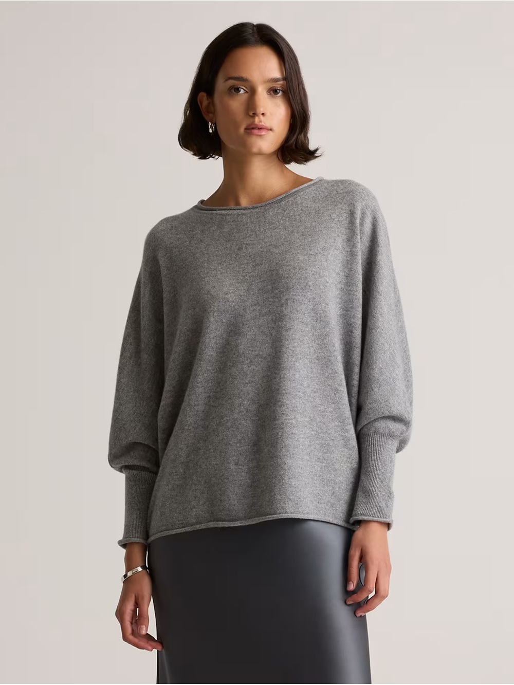 Quince Mongolian Cashmere Batwing Sweater- Size S/M